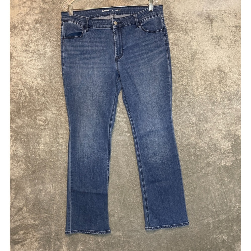 Old Navy Women Wow Mid Rise Bootcut 14‎ Stretch Classic Normcore Everyday Casual